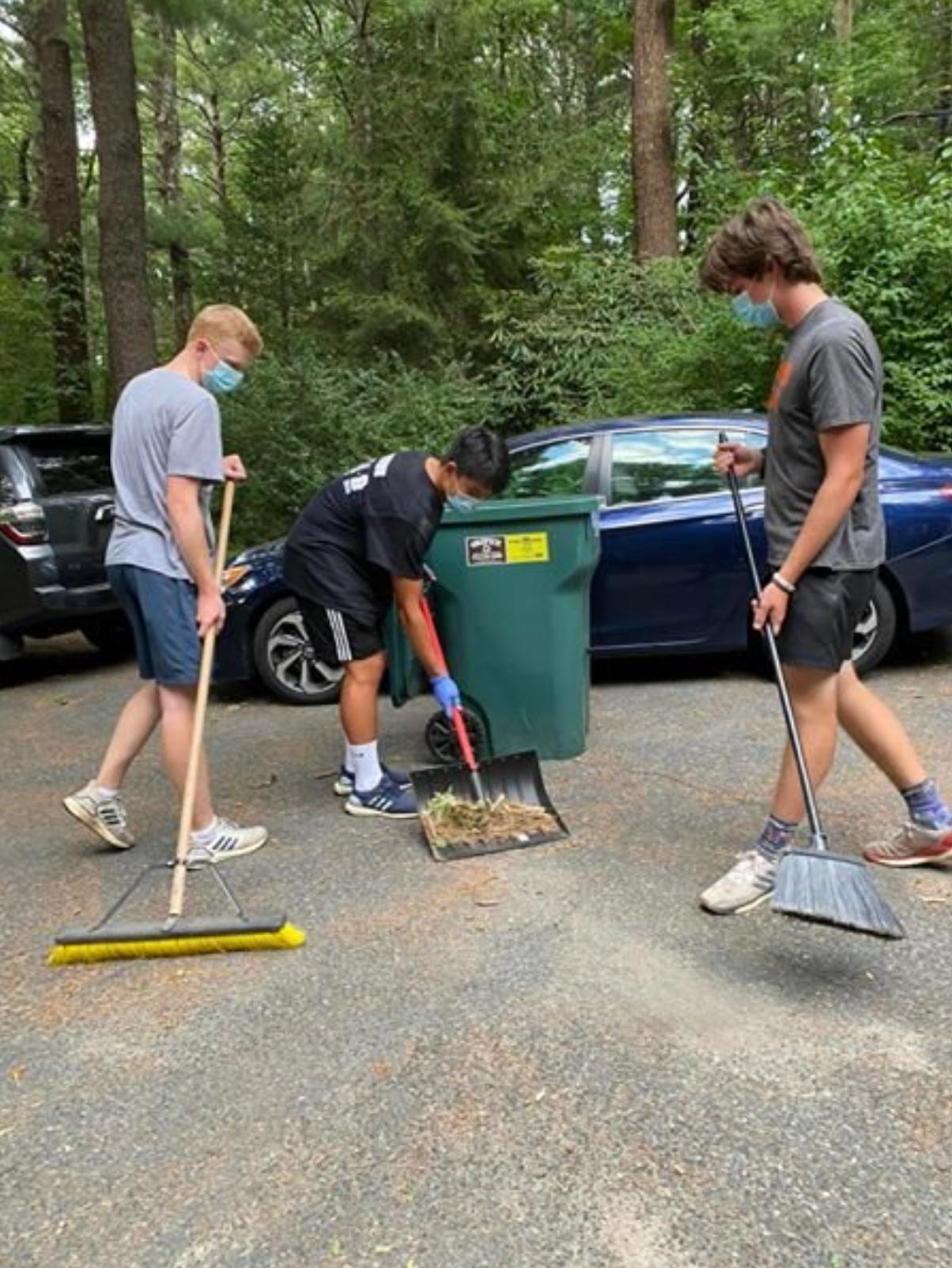 Keri Schouten driveway cleanup picture 1